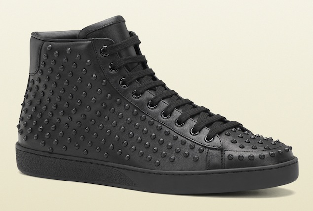 GUCCI SPIKE STUDDED SNEAKERS