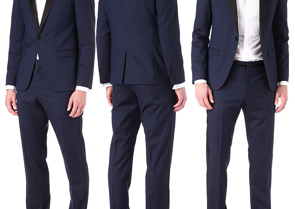 HUGO BOSS AVANS/HAMS NAVY WOOL SUIT