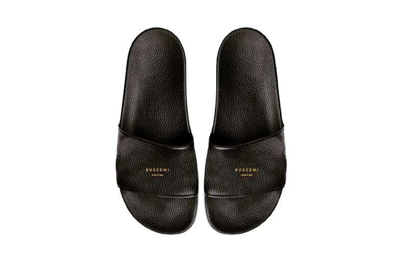 BUSCEMI LEATHER SLIPPPERS
