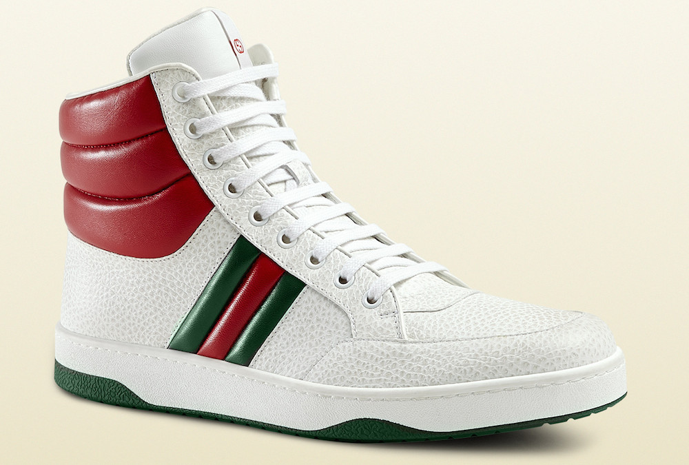 GUCCI CONTRAST PADDING SNEAKERS