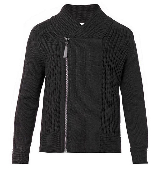 HELMUT LANG CHUNKY WOOL CARDIGAN